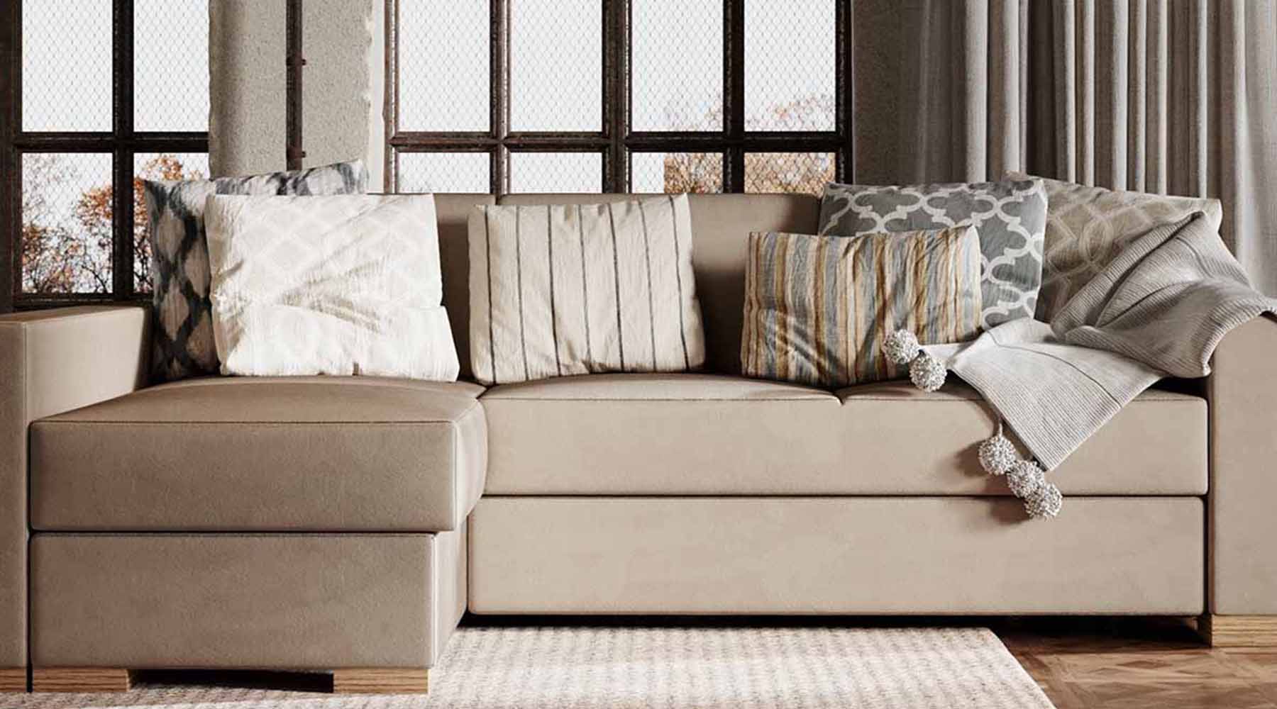 Foldable Corner Sofa Bed