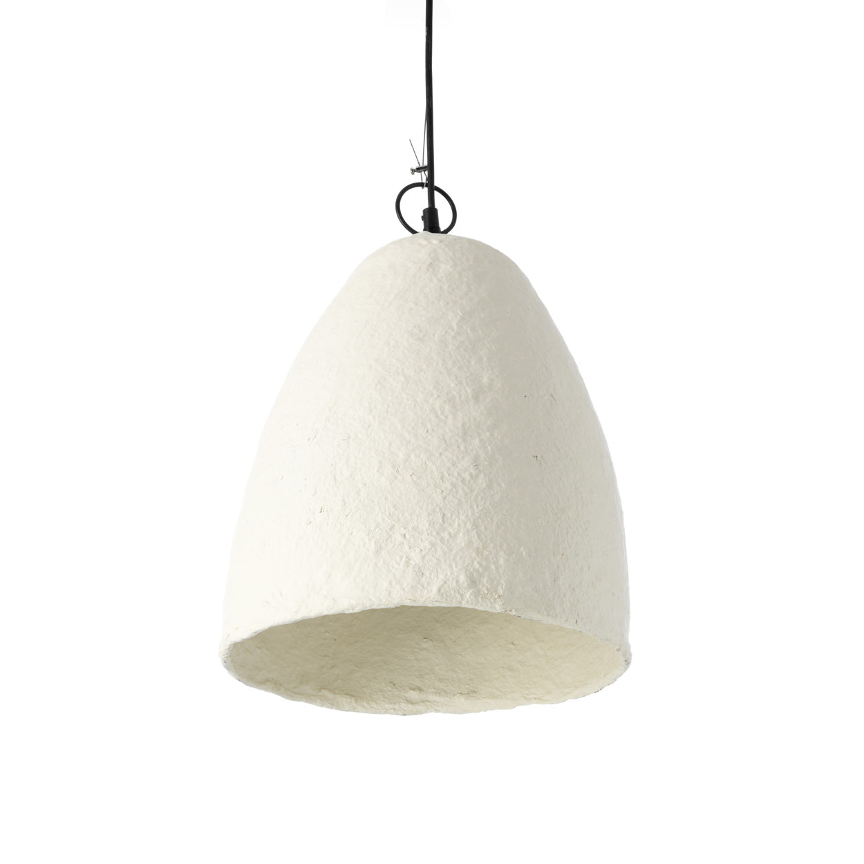 The Savana Pendant - White - S size on a white background