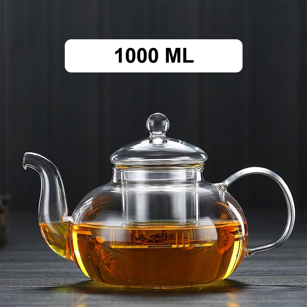 Set di teiere in vetro resistenti al calore in stile giapponese