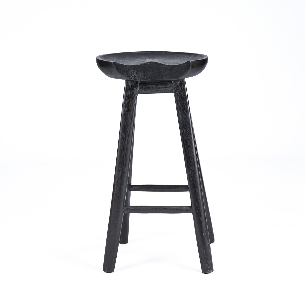The Tala Bar Stool - Black on a white background