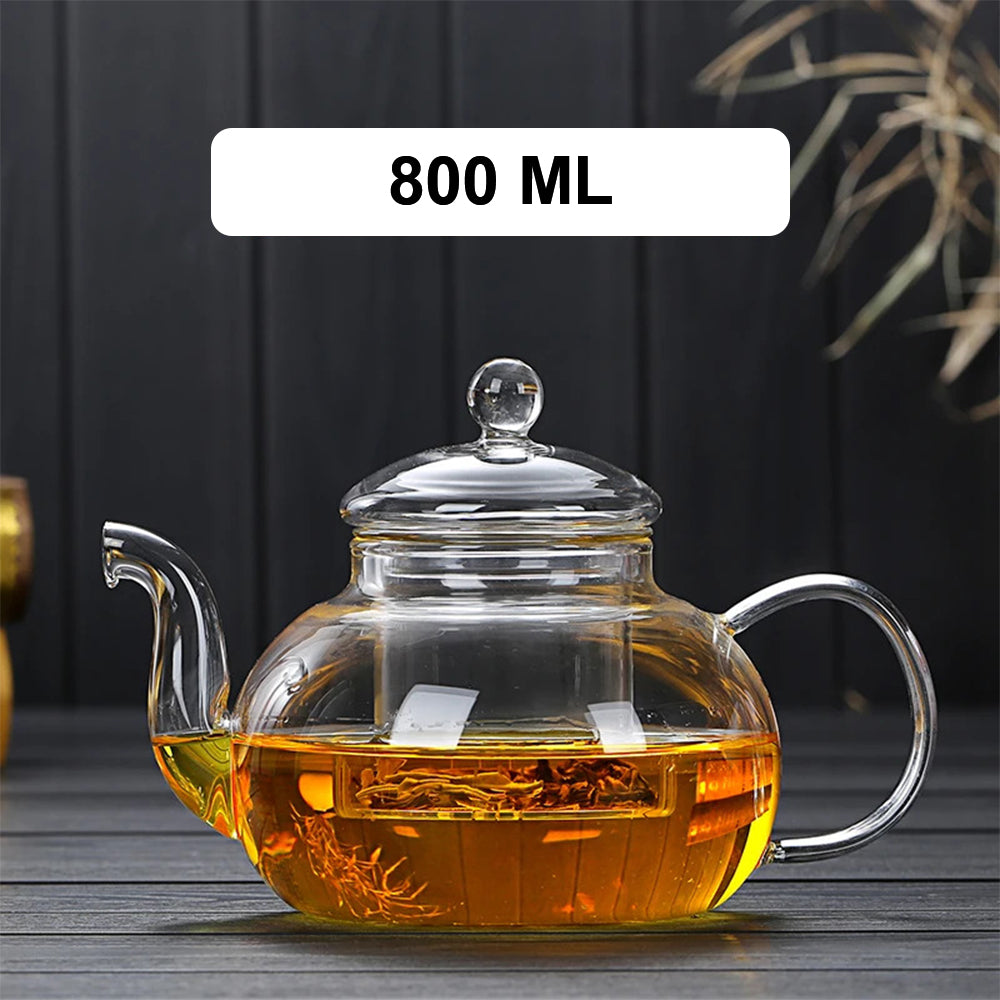 Set di teiere in vetro resistenti al calore in stile giapponese