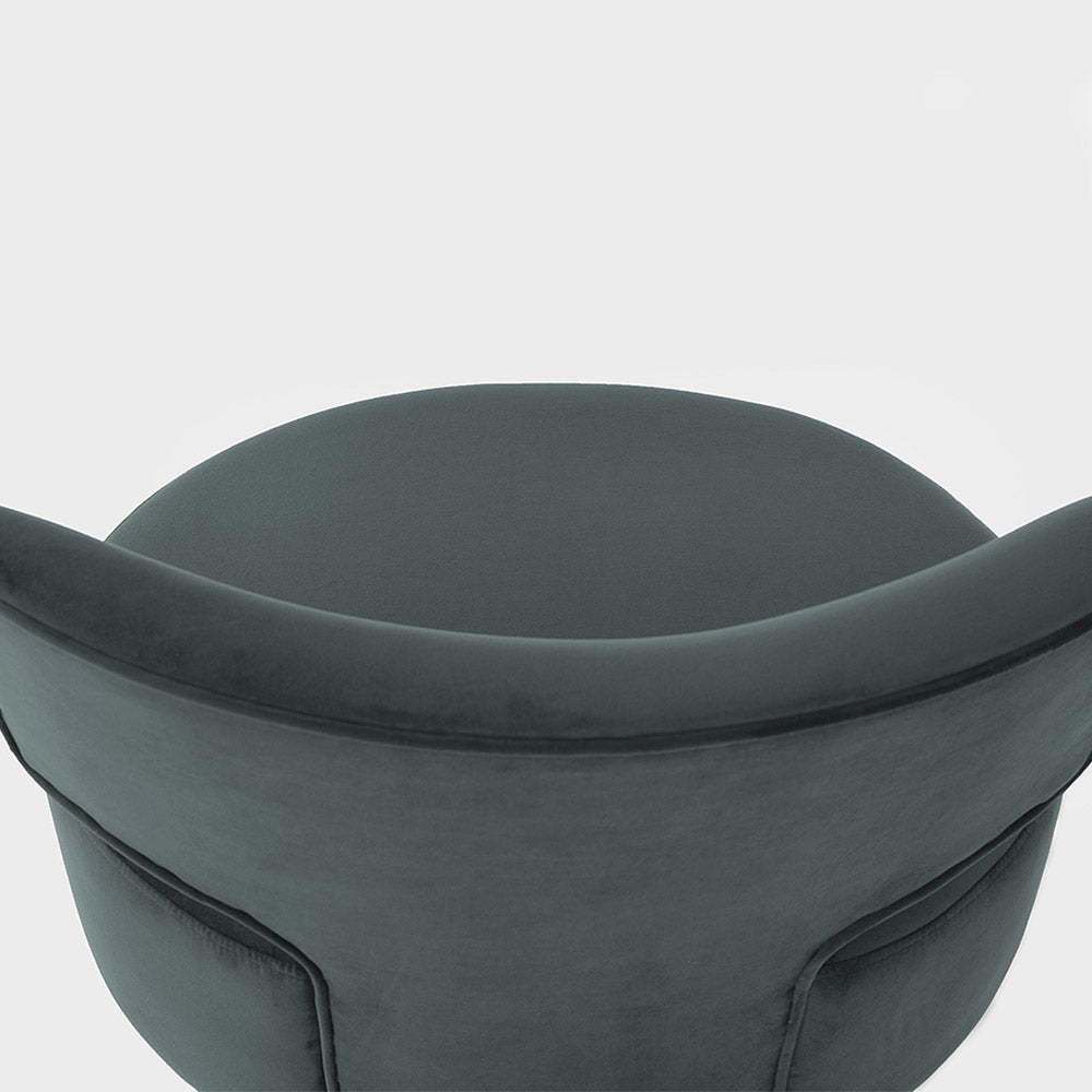 FLIPPIN Armchair Grey Back View