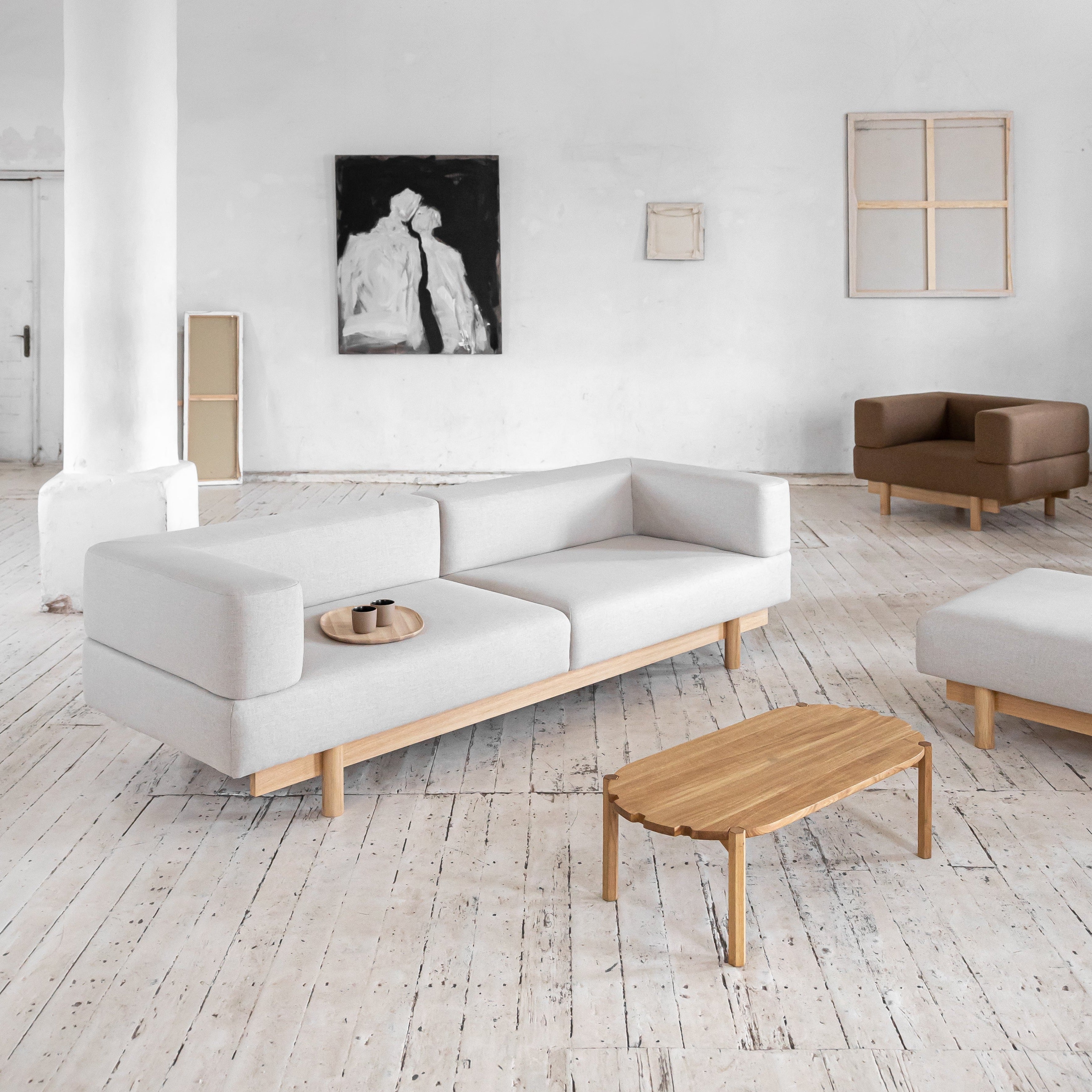 Alchemist 3 Seater Sofa Interior with Table