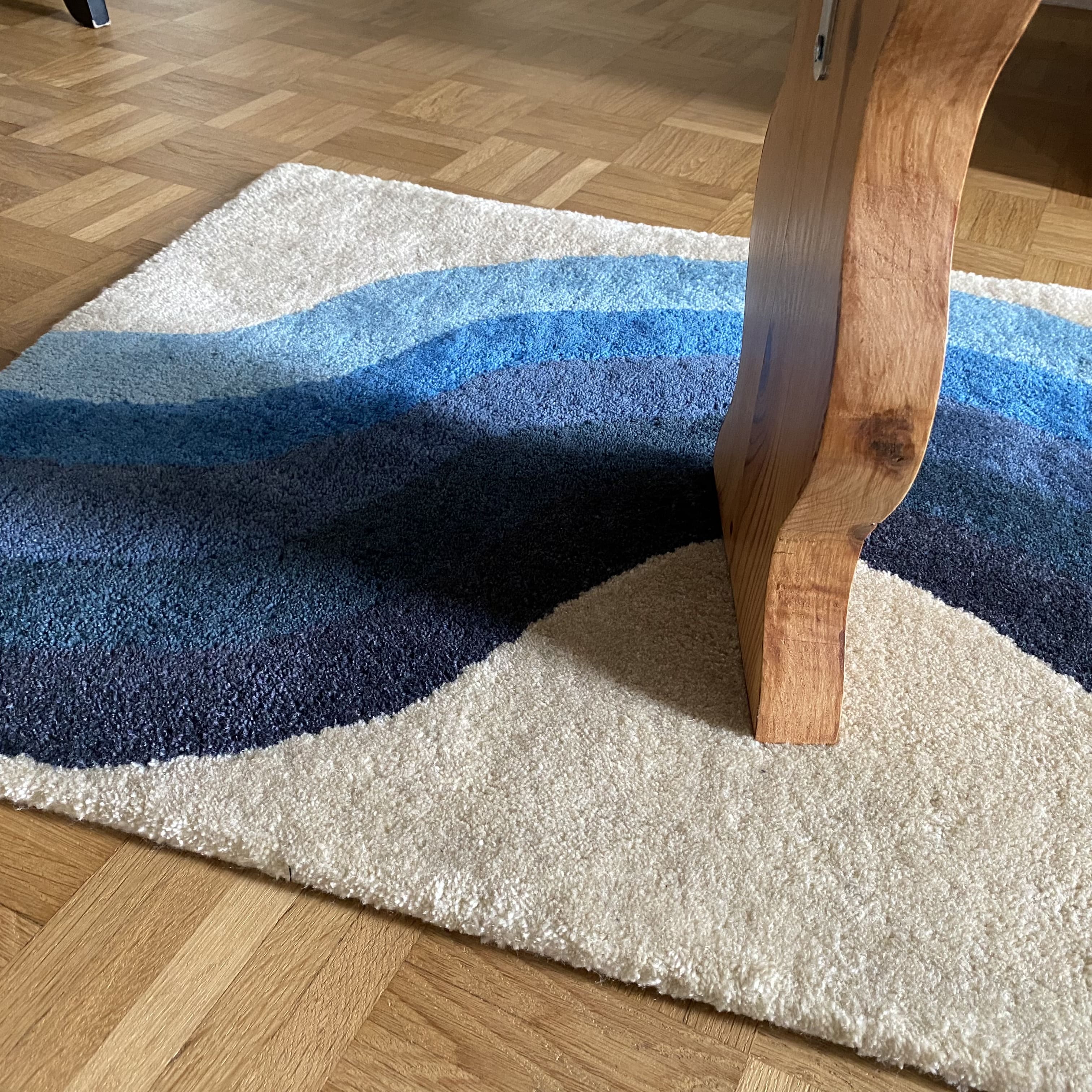 KLEIN Homemade Rug White