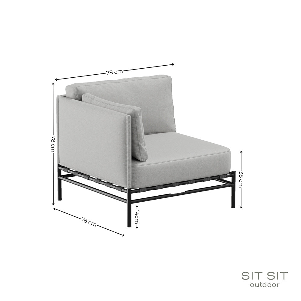 DANDY End Module - Outdoor Dimensions