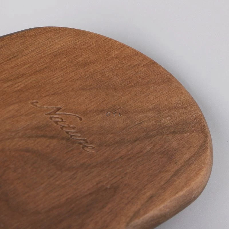 Organizzatore da tavolo in legno di noce