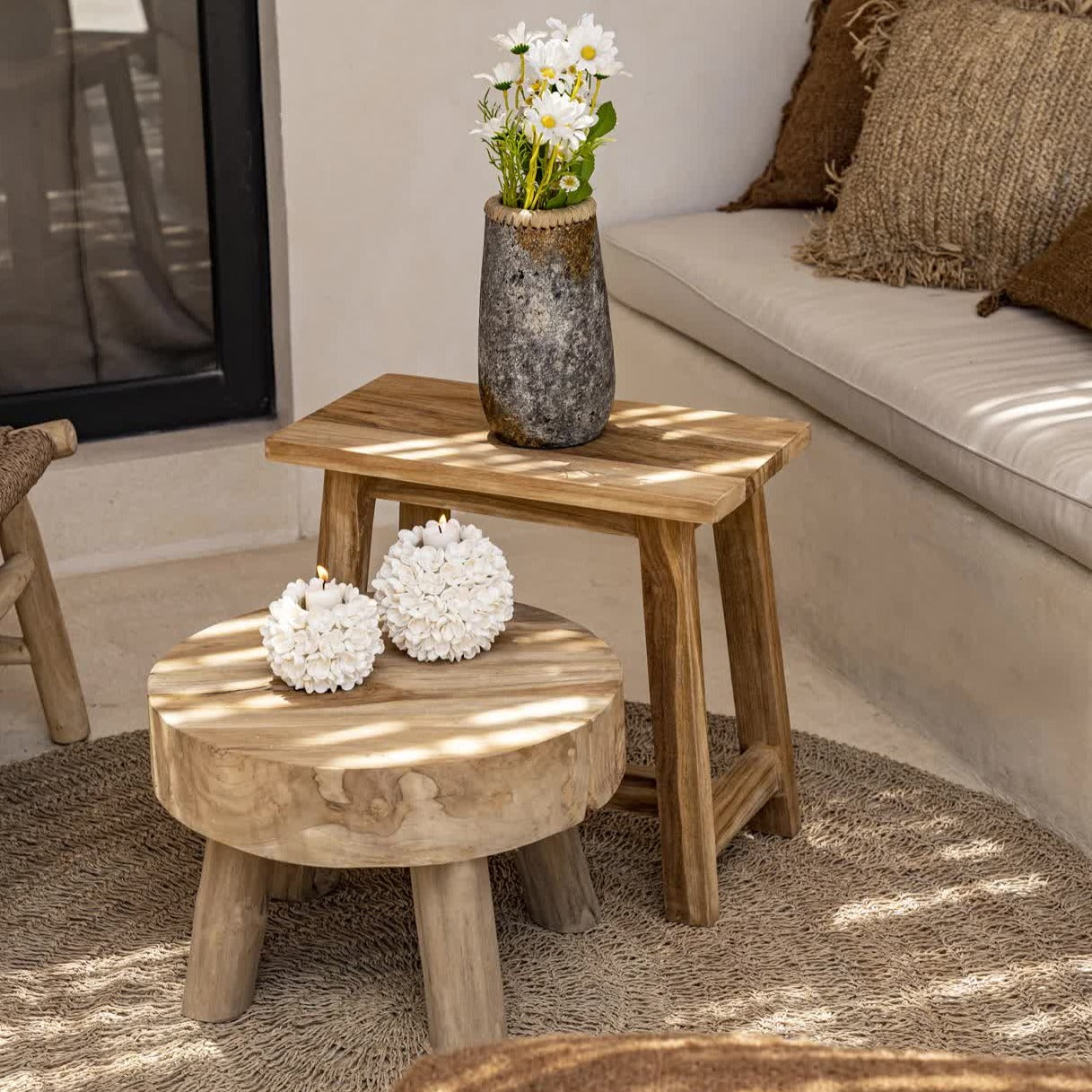 Tavolino RHODES - Naturale