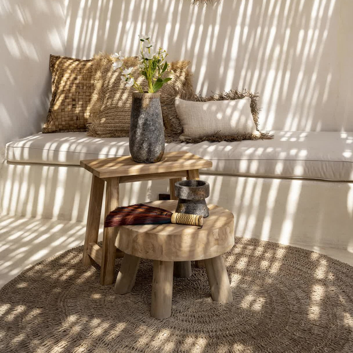 Tavolino RHODES - Naturale