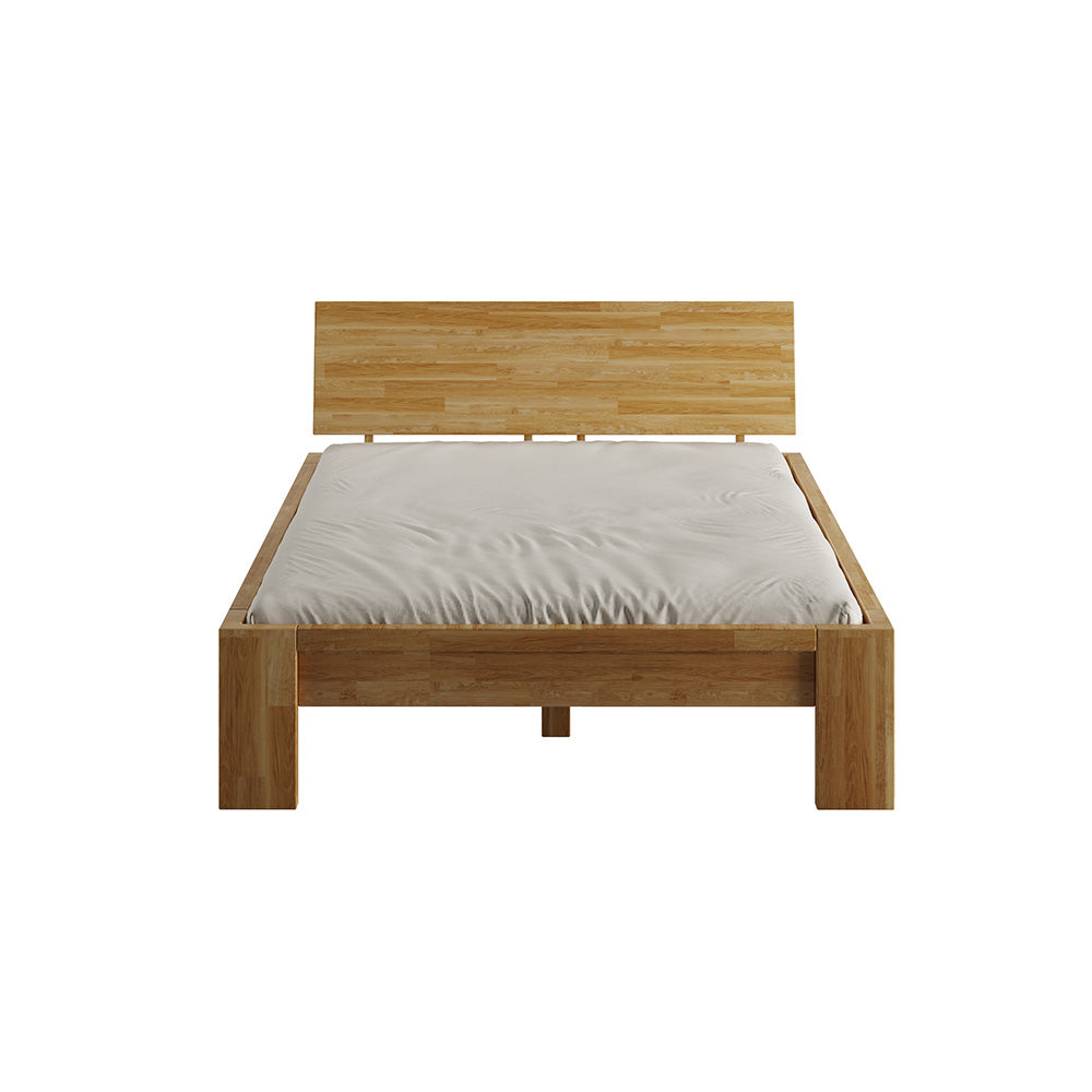 MONTANA Wooden Double Bed Oil Oak