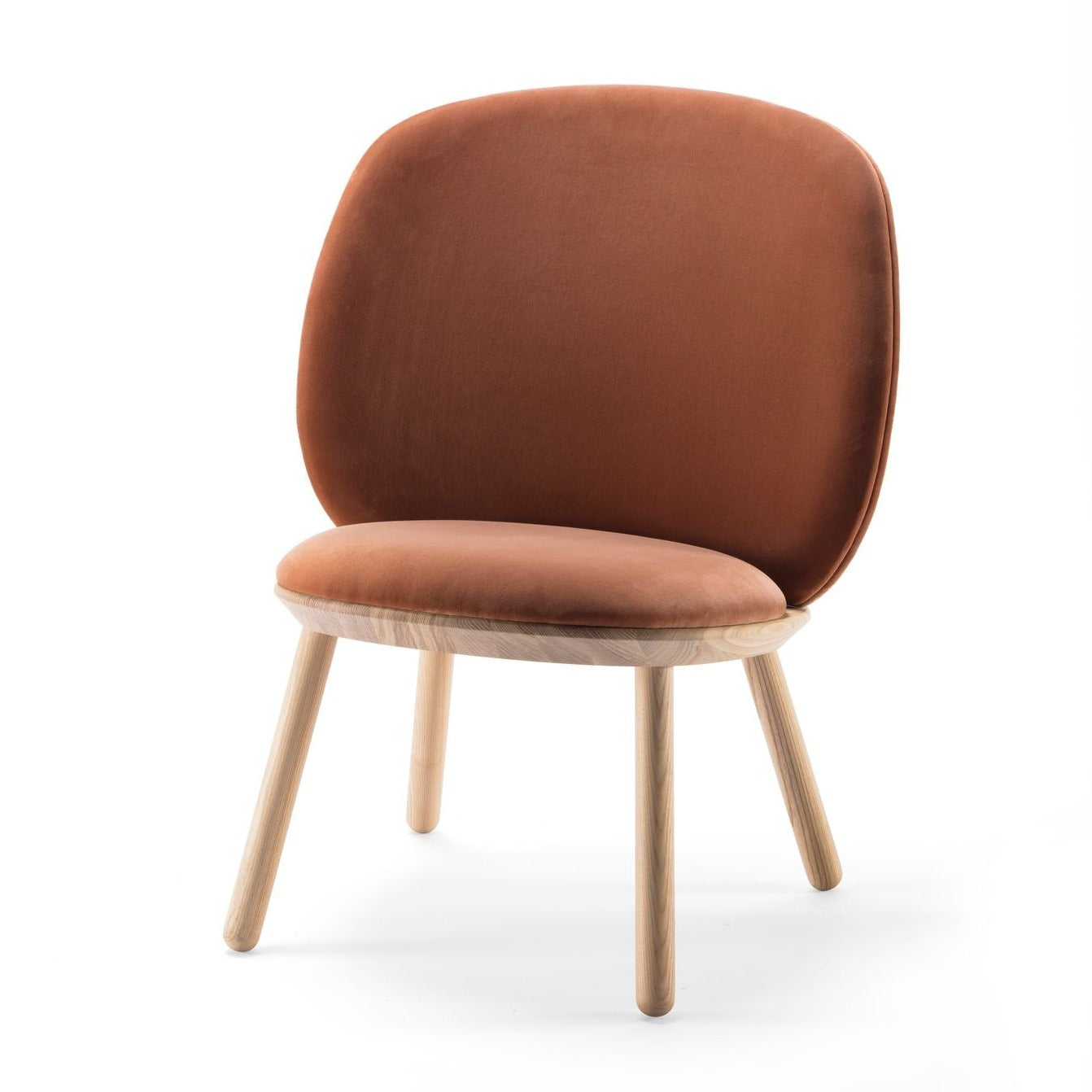 NAIVE Low Chair Terracotta