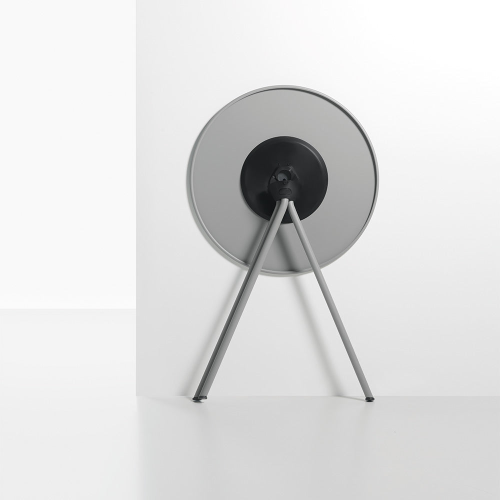 Folded View RANDEVU Round Table Ø68 Concrete Grey