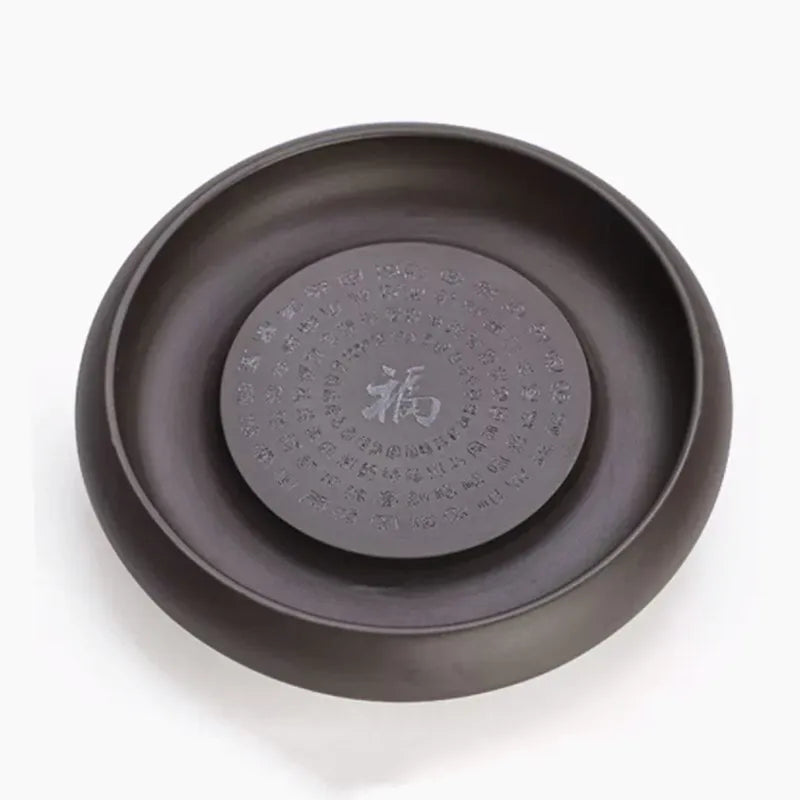 Vassoio da tè in rattan intrecciato a mano