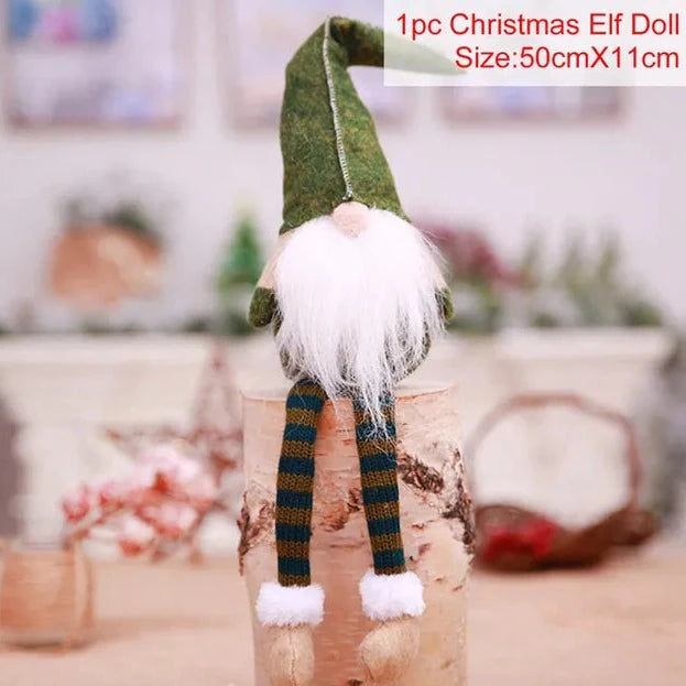 Bambola di Natale grande per arredamento