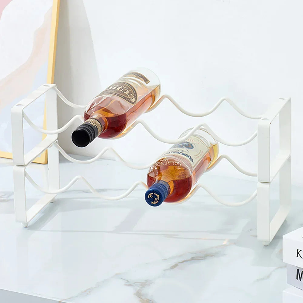 Portabottiglie da vino impilabile