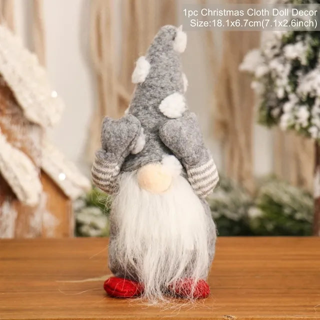 Bambola di Natale grande per arredamento