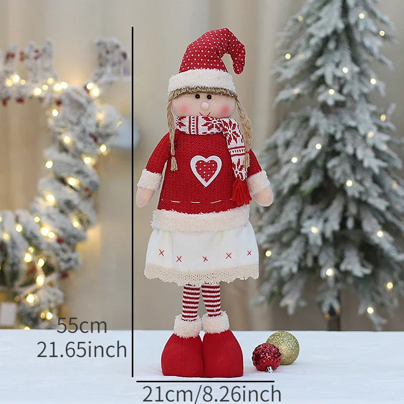 Bambola di Natale grande in piedi