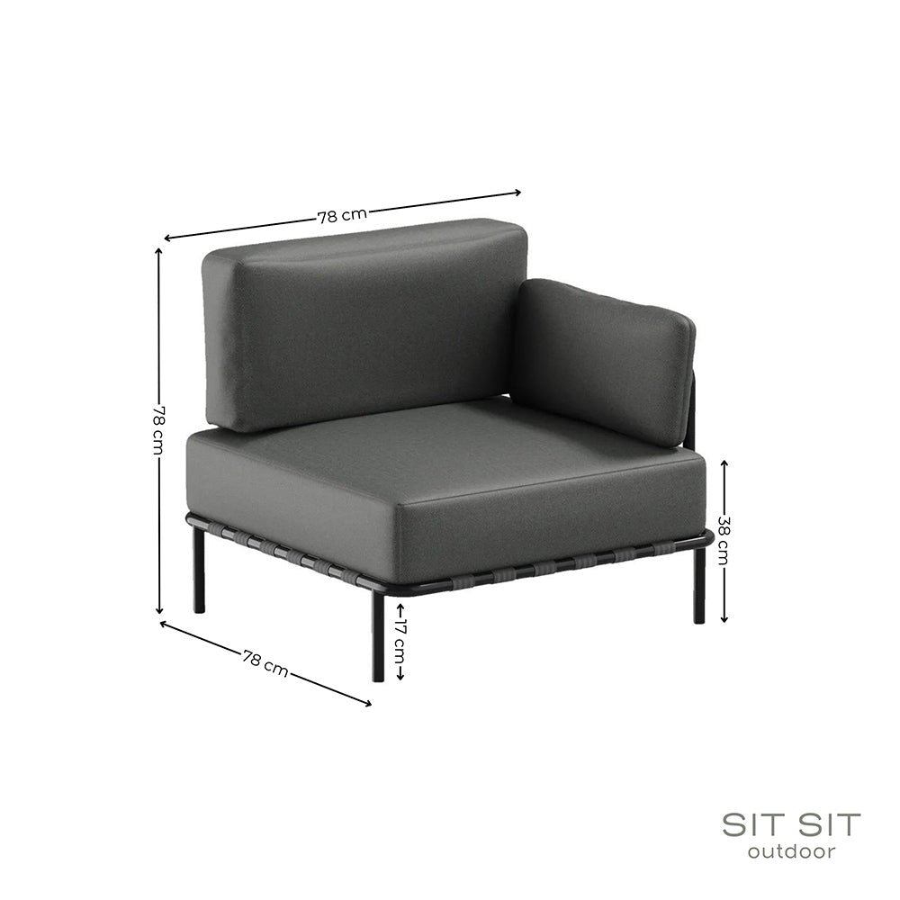 SALVE End Module - Outdoor Dimensions