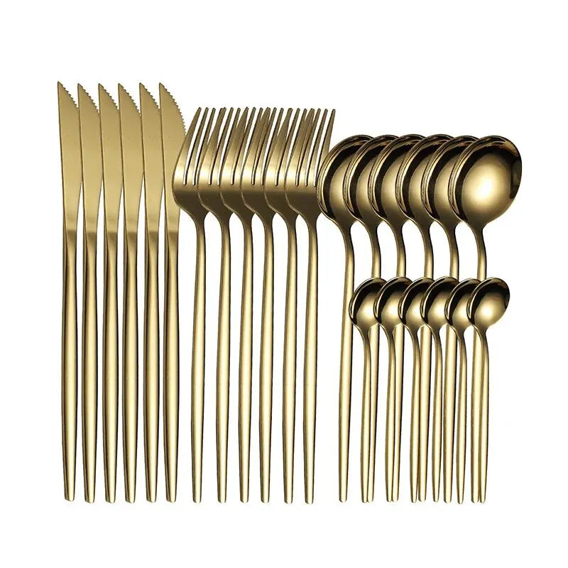 Set di posate in acciaio inox