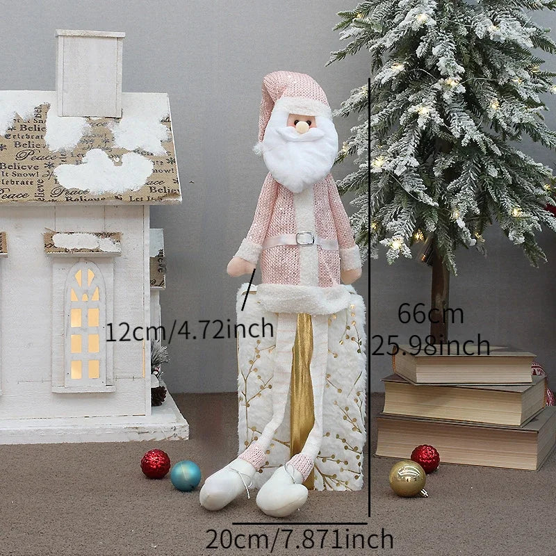 Bambola di Babbo Natale grande per Natale