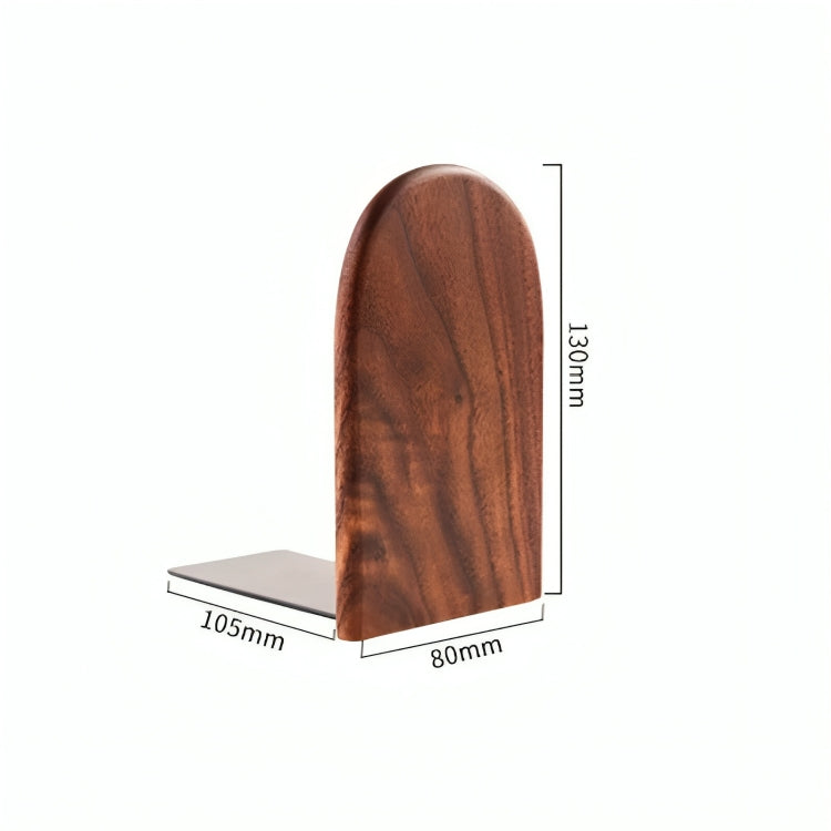 Organizzatore di libri in legno naturale