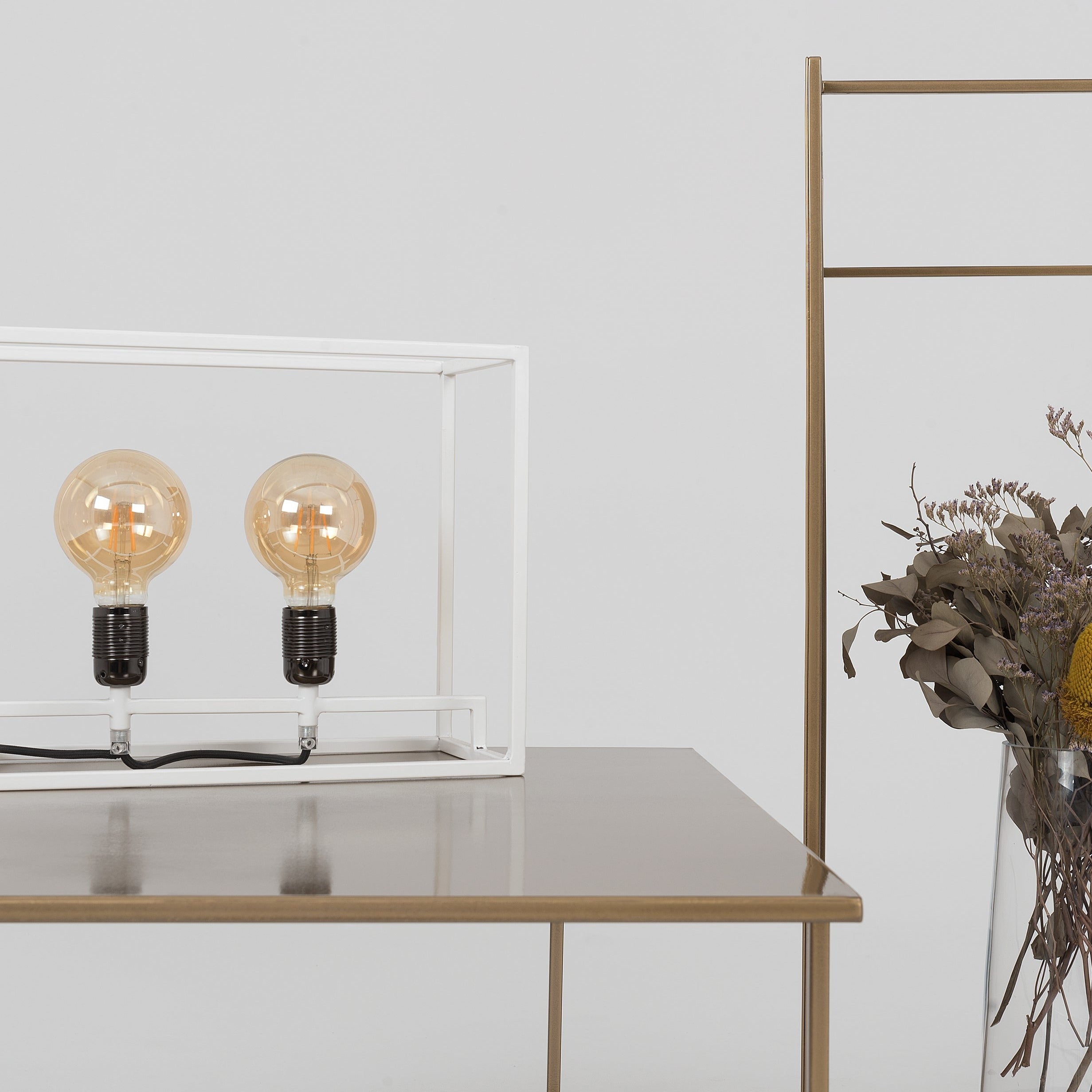 WALT Coffee Table 80 Metal Gold Interior