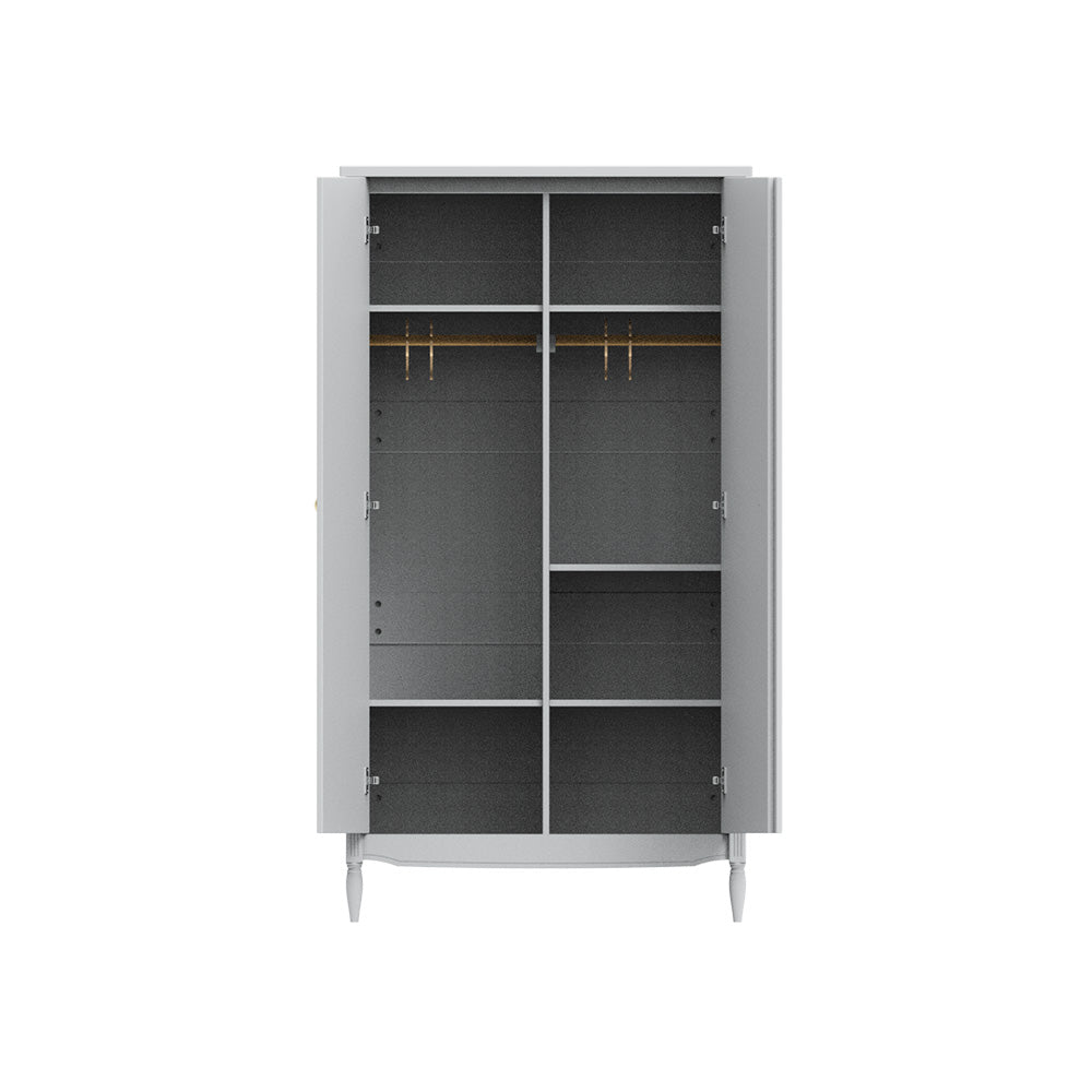 LAFAYETTE Wardrobe Grey Open