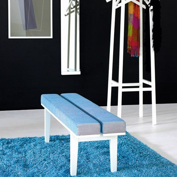 KAMON Bench 372 upholstery blue interior view