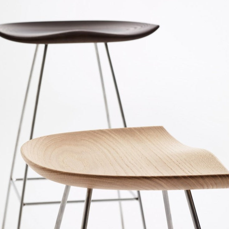 KAZ Stool 65 natural oak and black