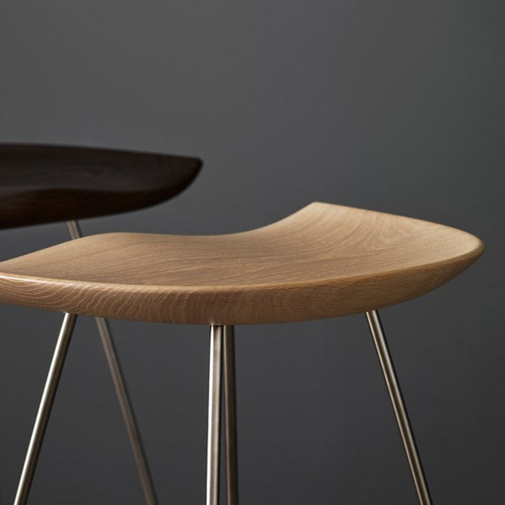 Copy of KAZ Stool 80 oak and brown