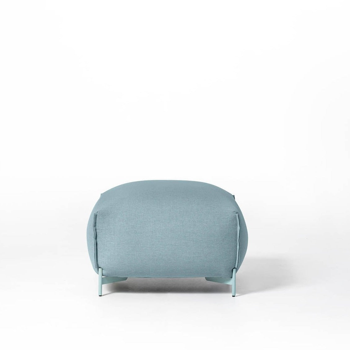 MOCHI Pouffe turquoise fabric