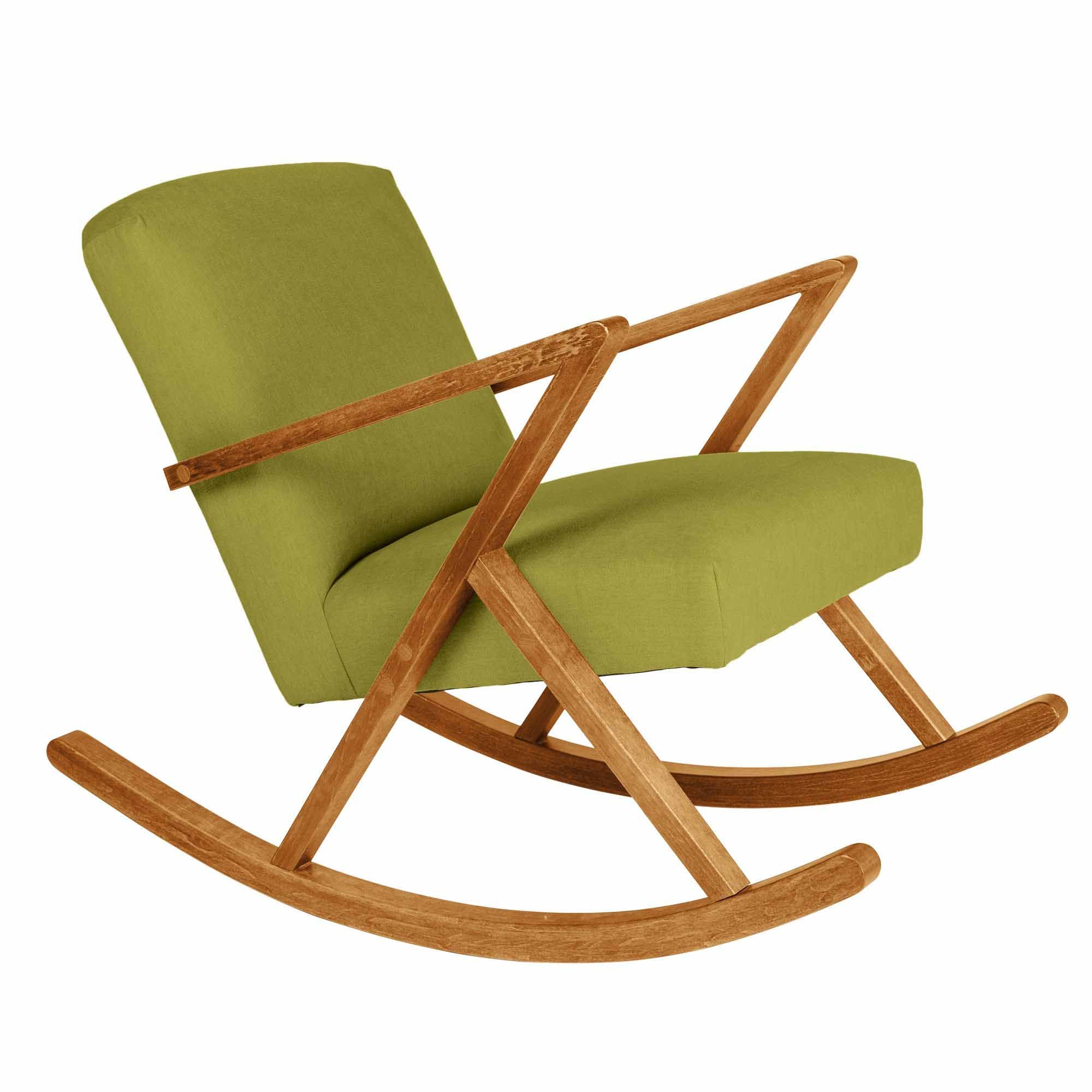 RETROSTAR Rocker green fabric, half-side view