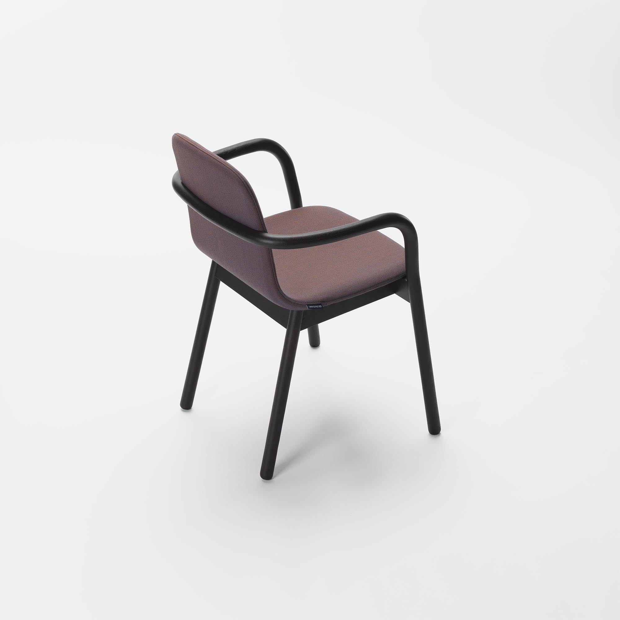 HUG ARMCHAIR Frassino tinto Wengé marrone