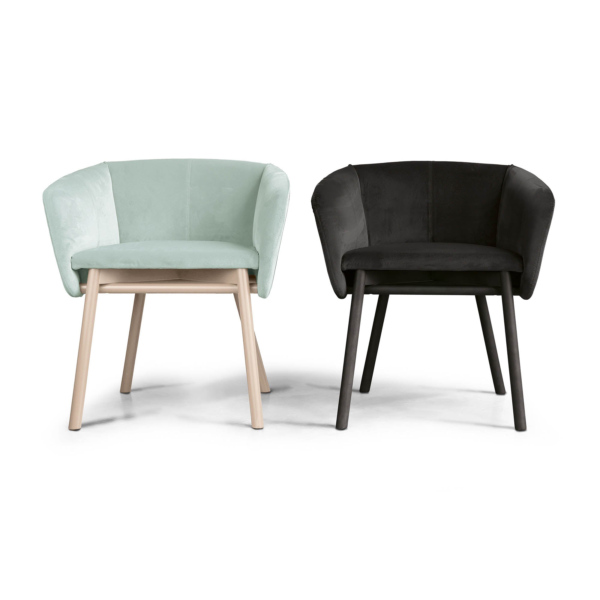 BALU Armchair blue and black