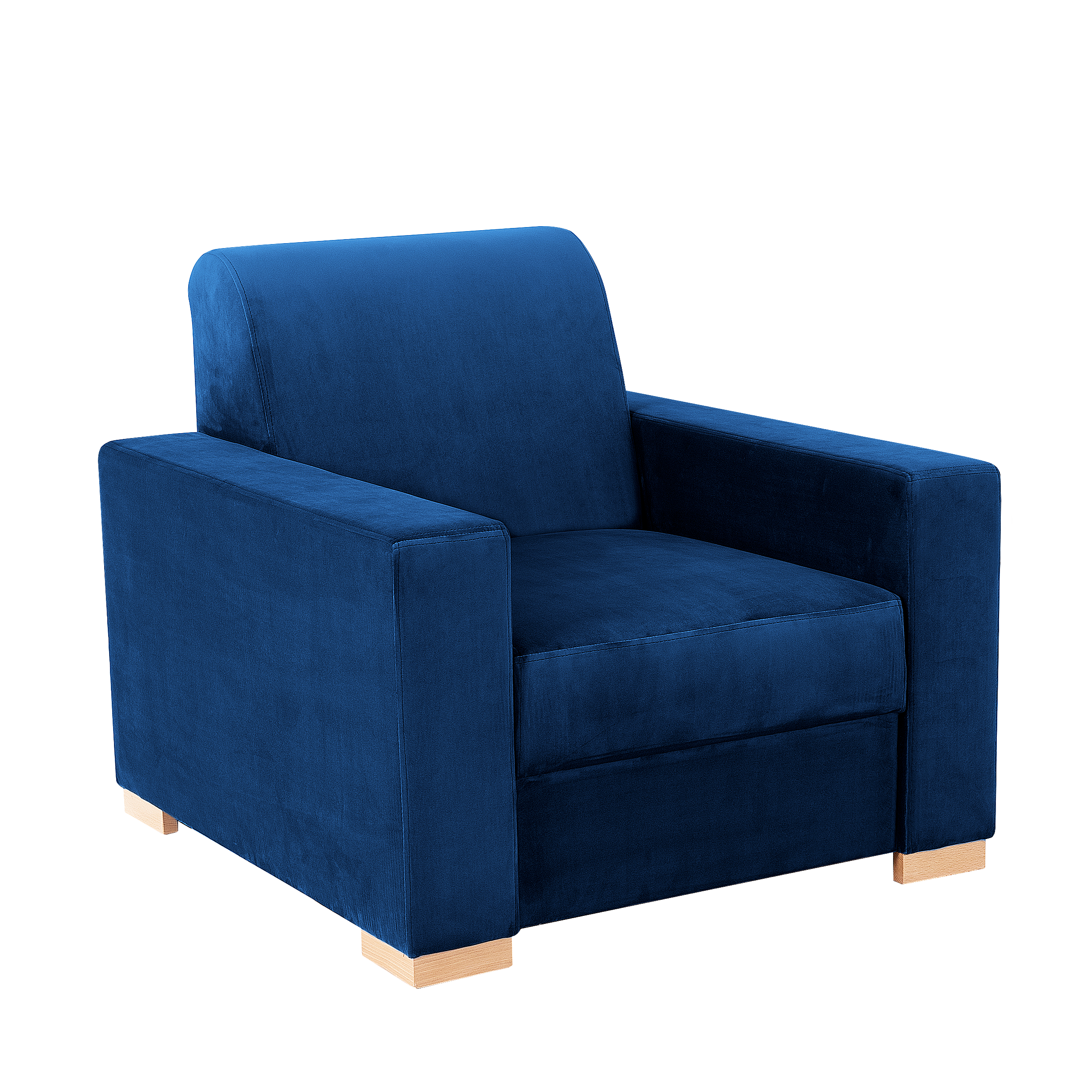 STABLE Armchair upholstery colour blue
