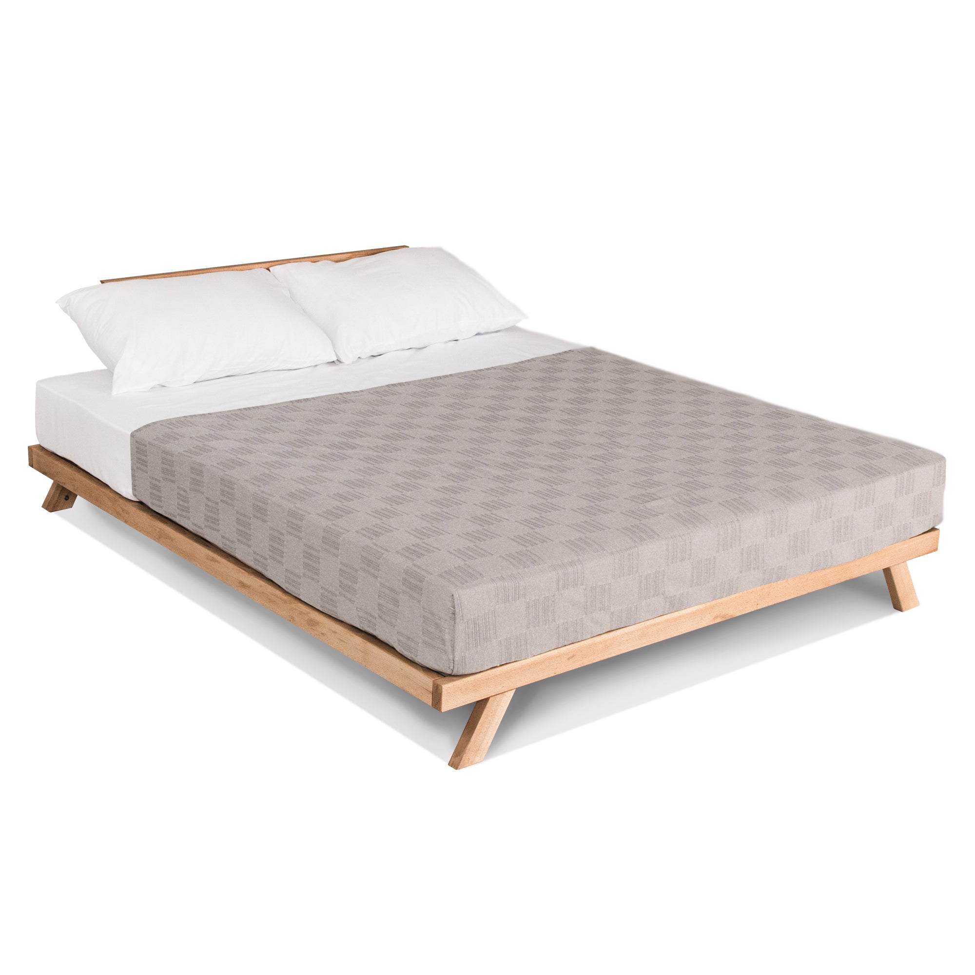 ALLEGRO Double Bed, Beech Wood