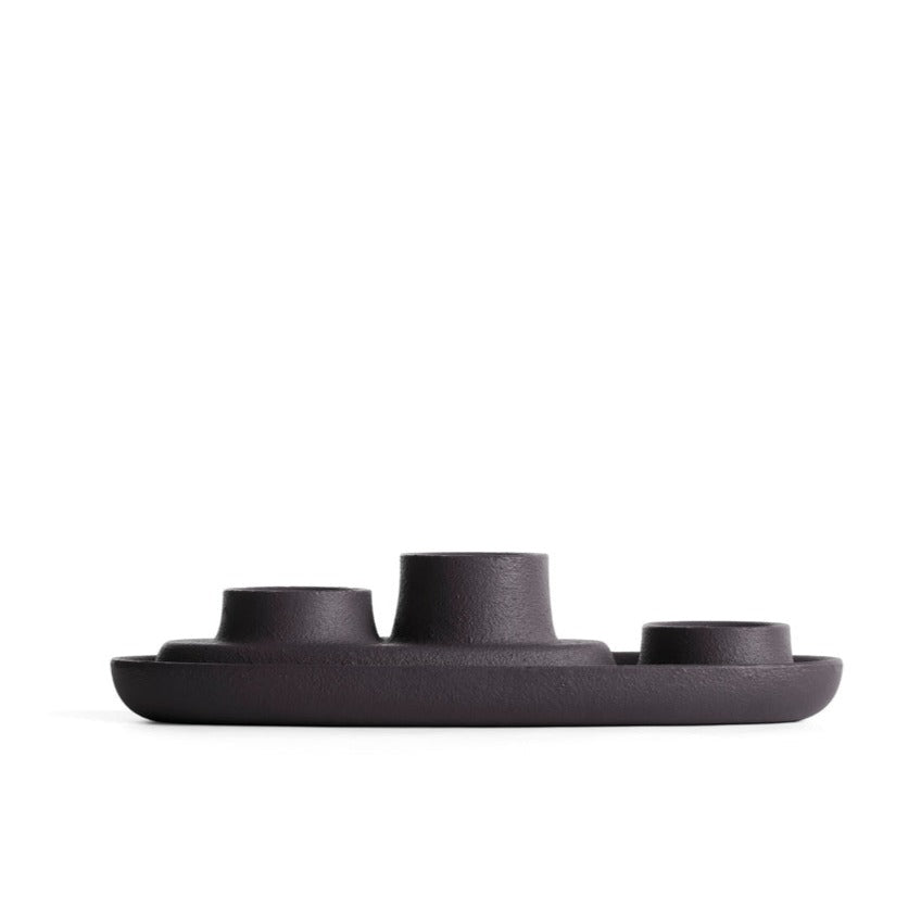 AYE Candle Holder 3 Funnel-black