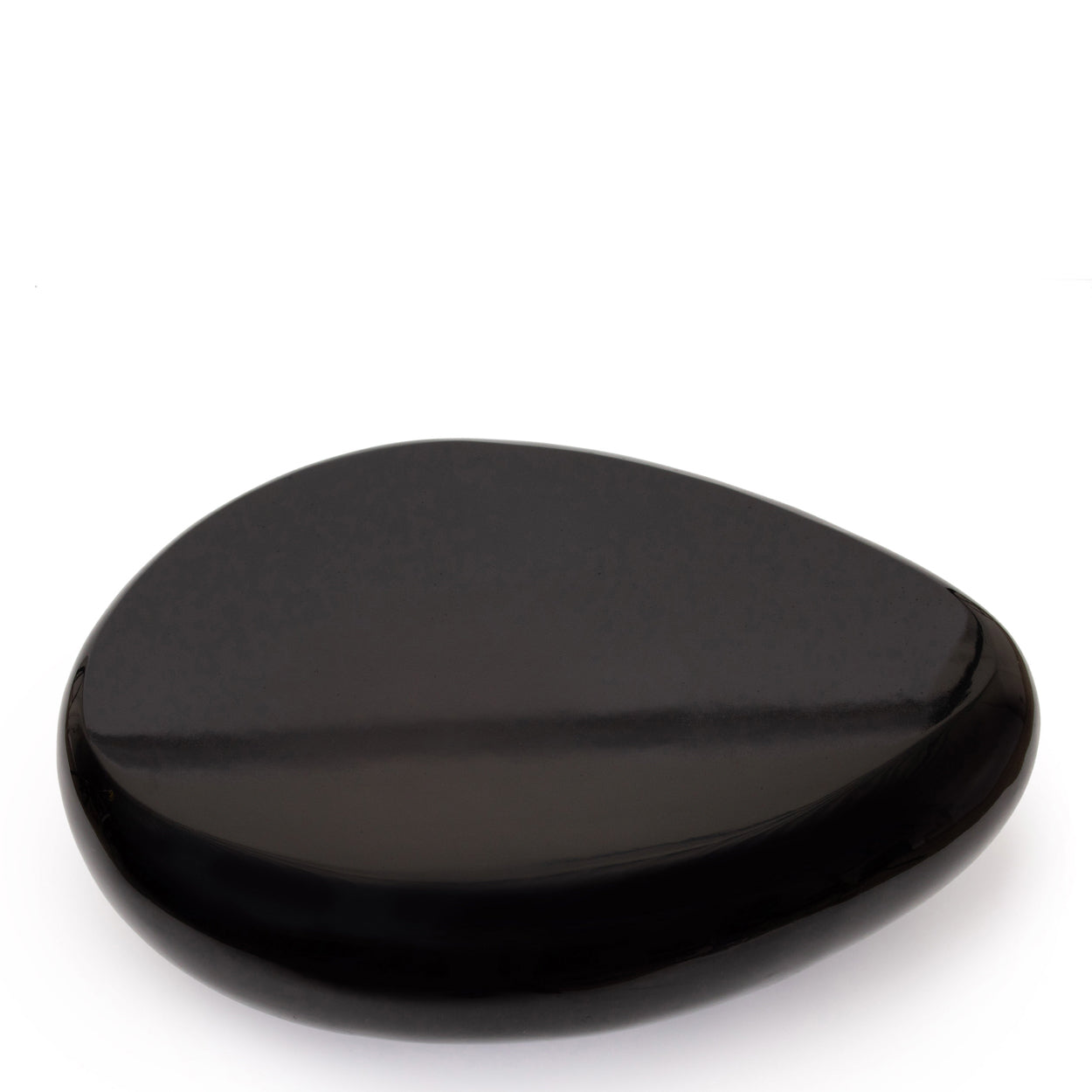 THE HIGH GLOSS Coffee Table top view black