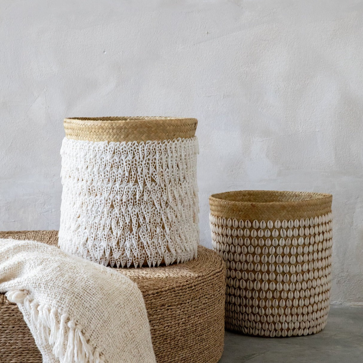 THE PANDAN Basket interior view two baskets