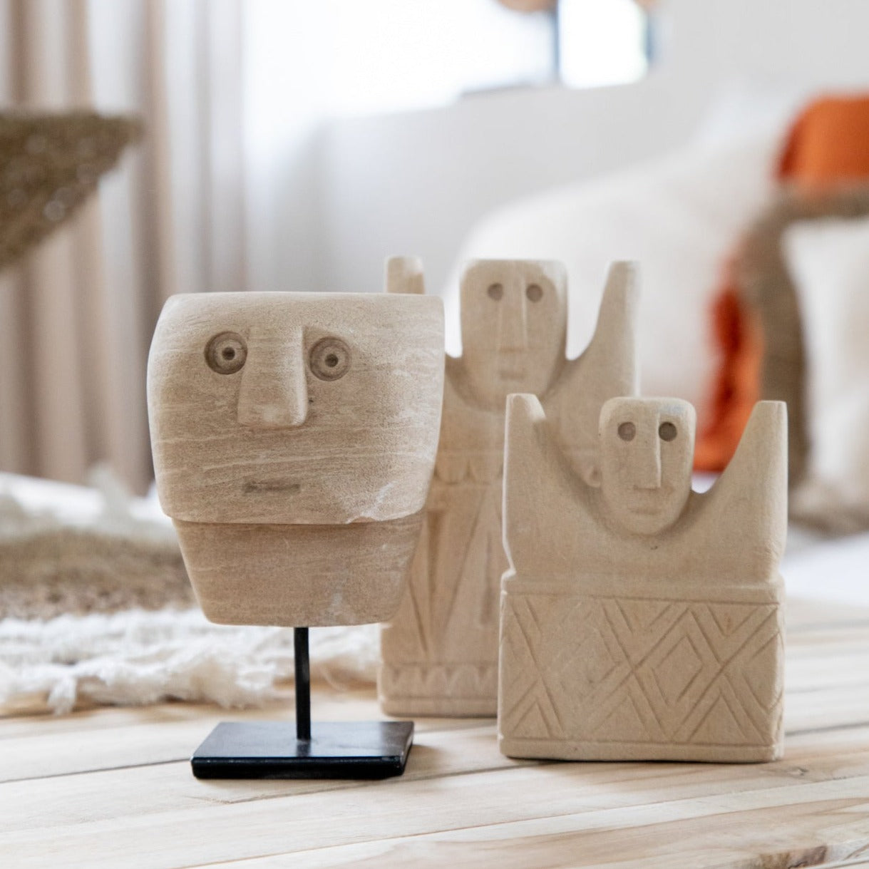 THE SUMBA STONE Statue #17 front interior view