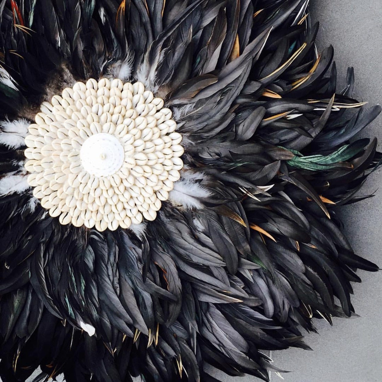 THE COASTAL JUJU-Black-Large macro front view