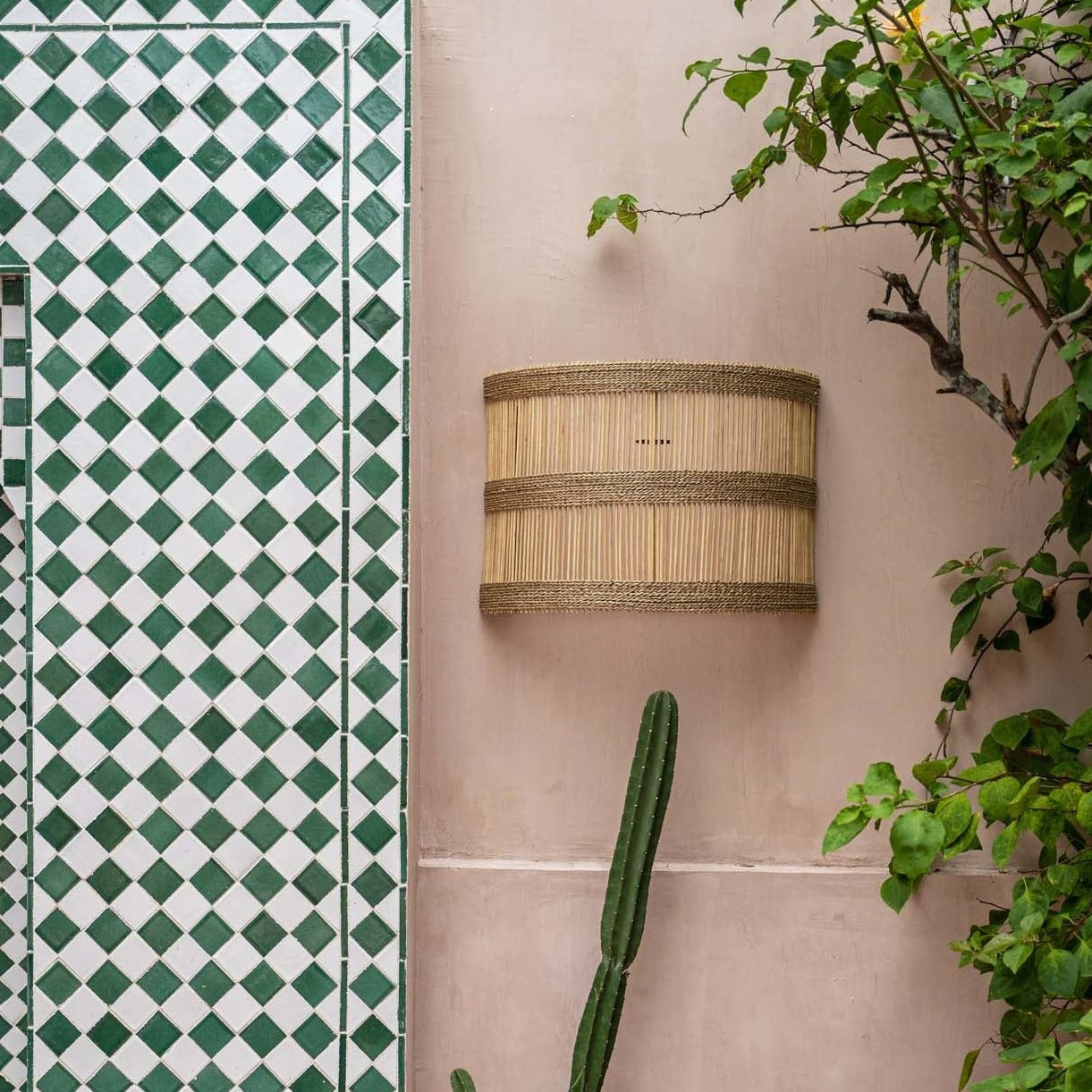 THE DOEDOE Wall Aplique Pendant Natural Lamp