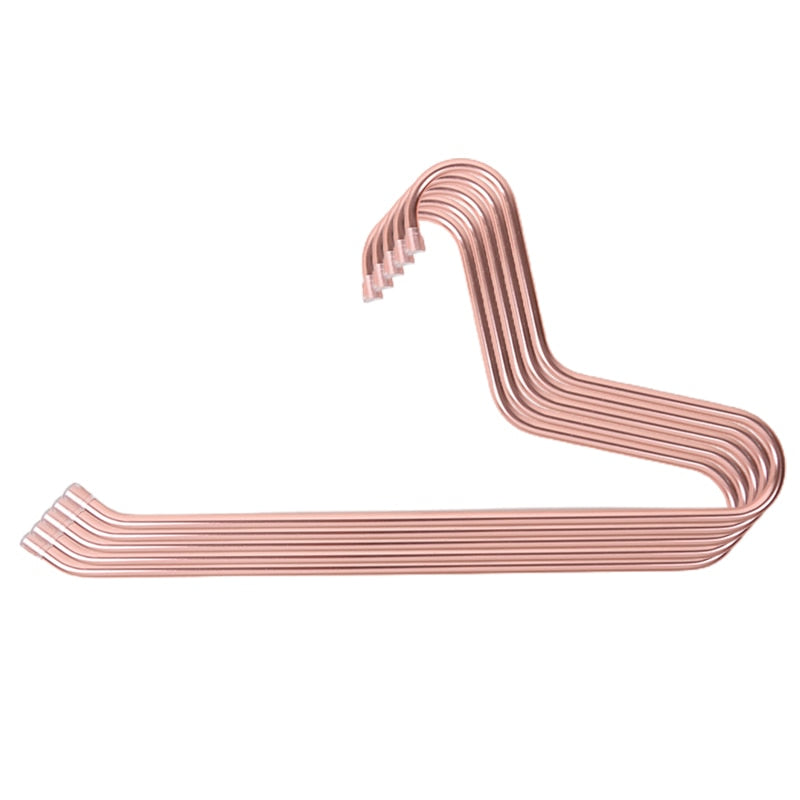 Aluminum Alloy Trousers Hangers pink set