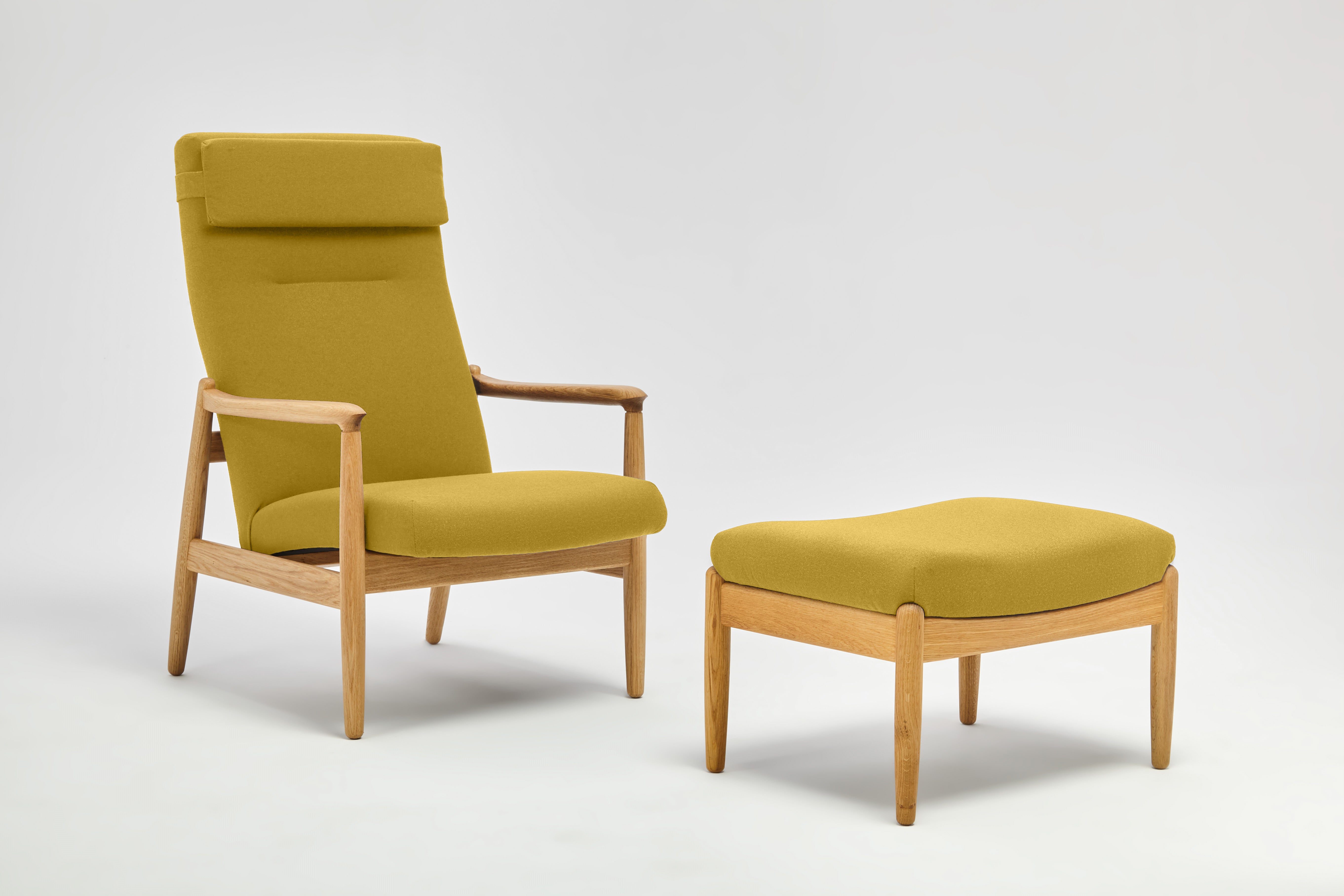 H64 Poltrona Highback con poggiapiedi