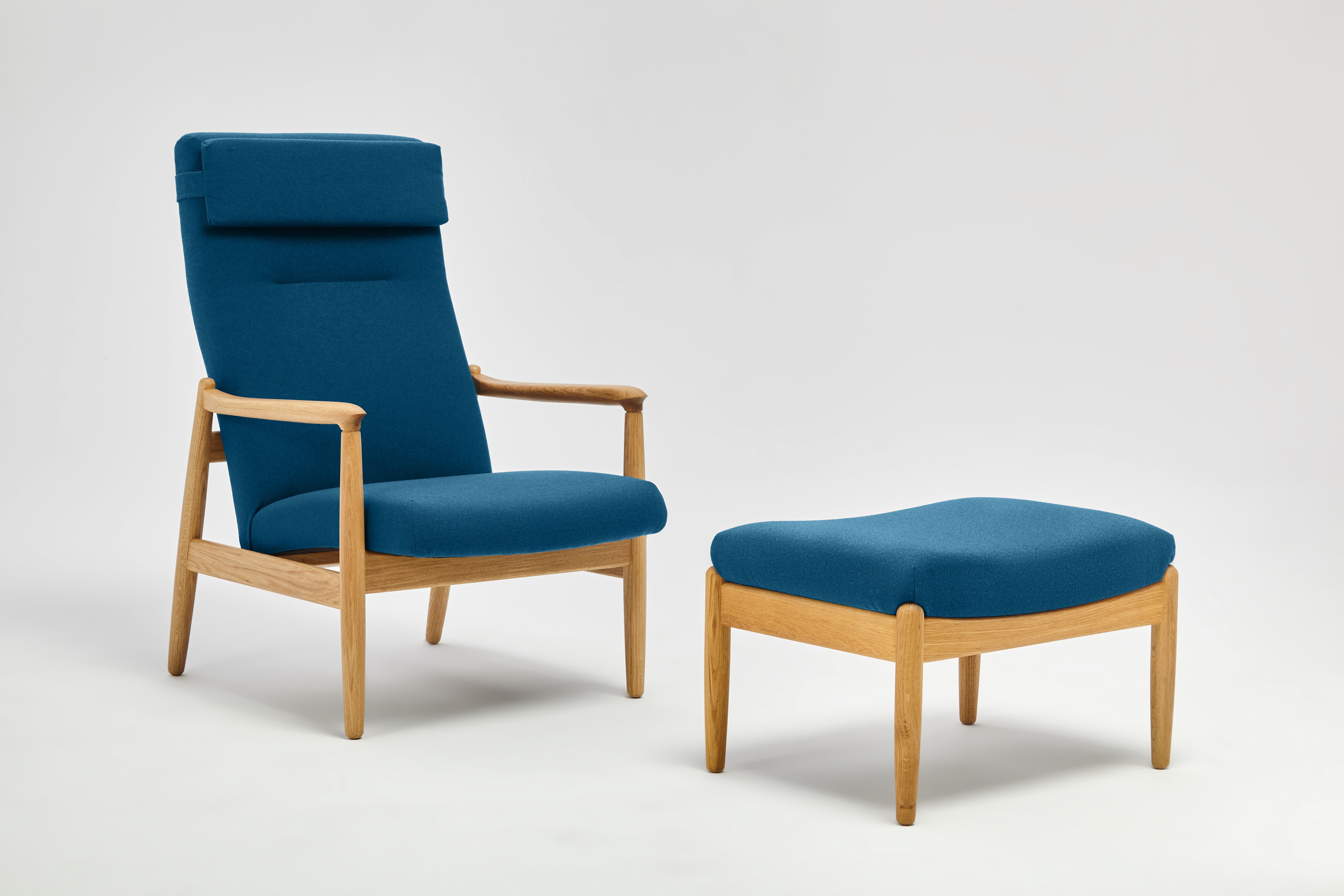 H64 Poltrona Highback con poggiapiedi