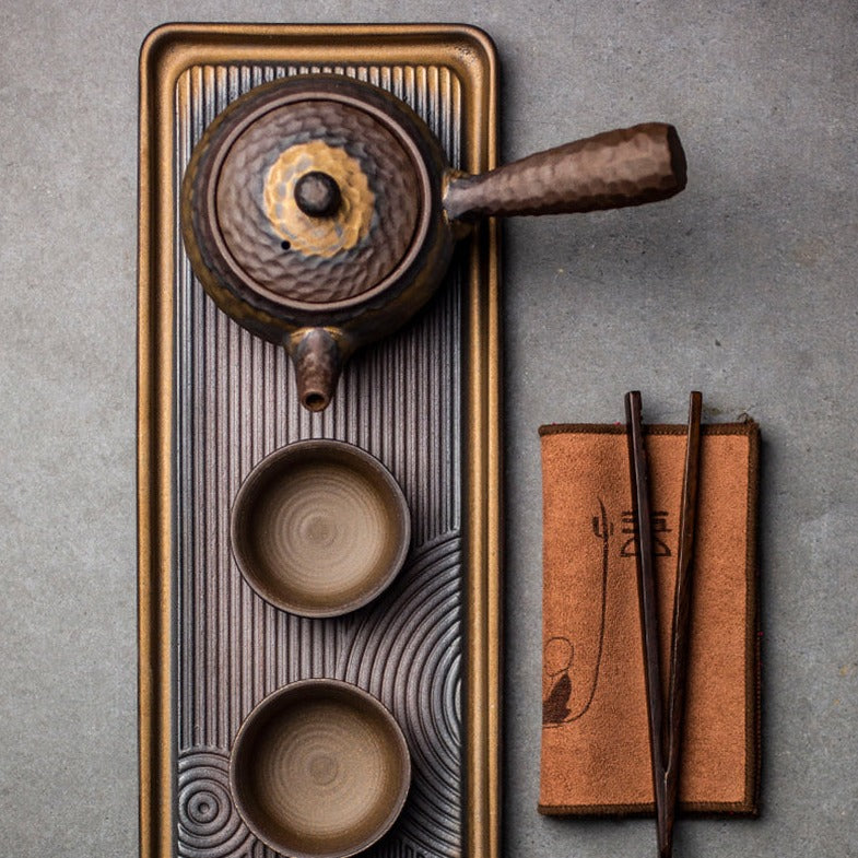 Vassoio da tè autentico fatto a mano