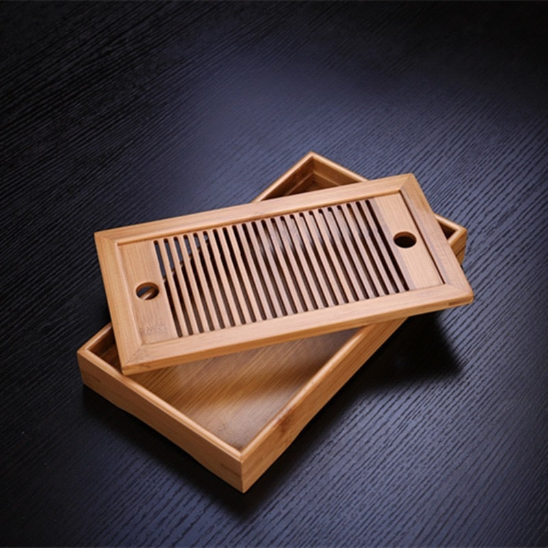 Natural Bamboo Tea Tray S size