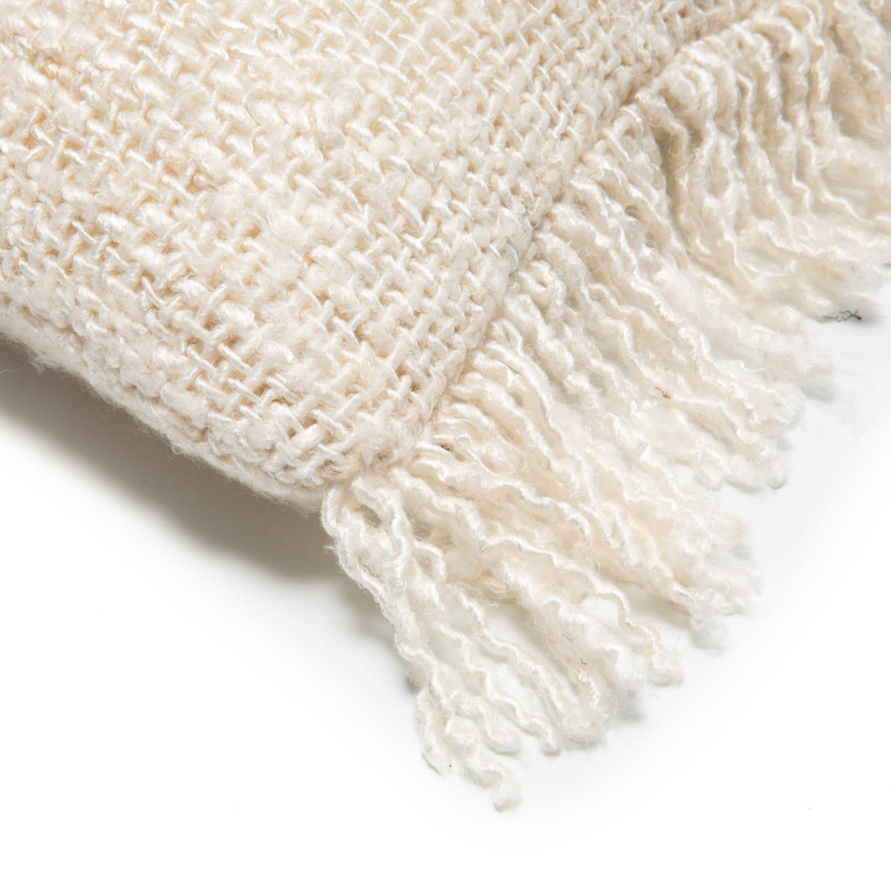 OH MY GEE Cushion Cover Cream macro side view