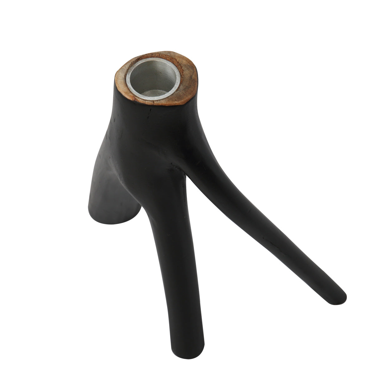 THE TRIPLE TWIG Candle Holder top view