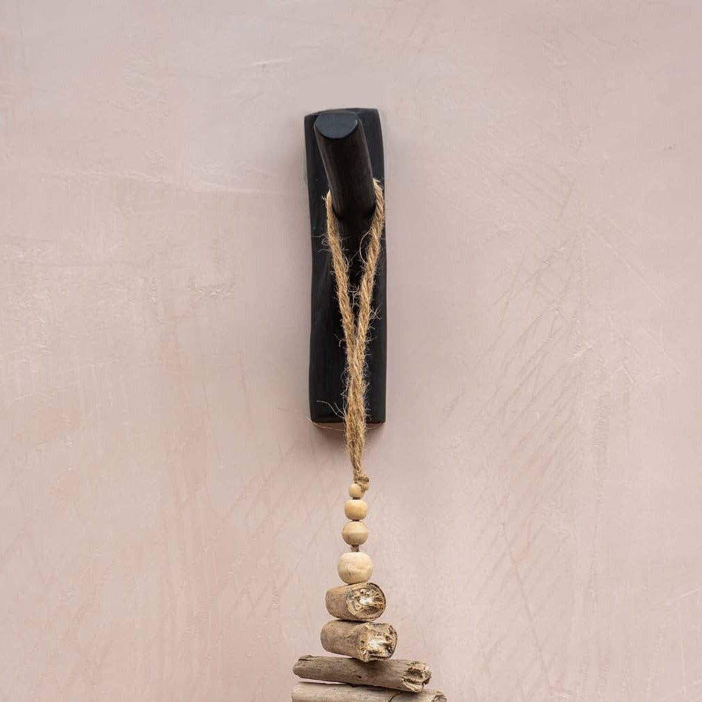 THE HOOK Teak Wood front view outdoor