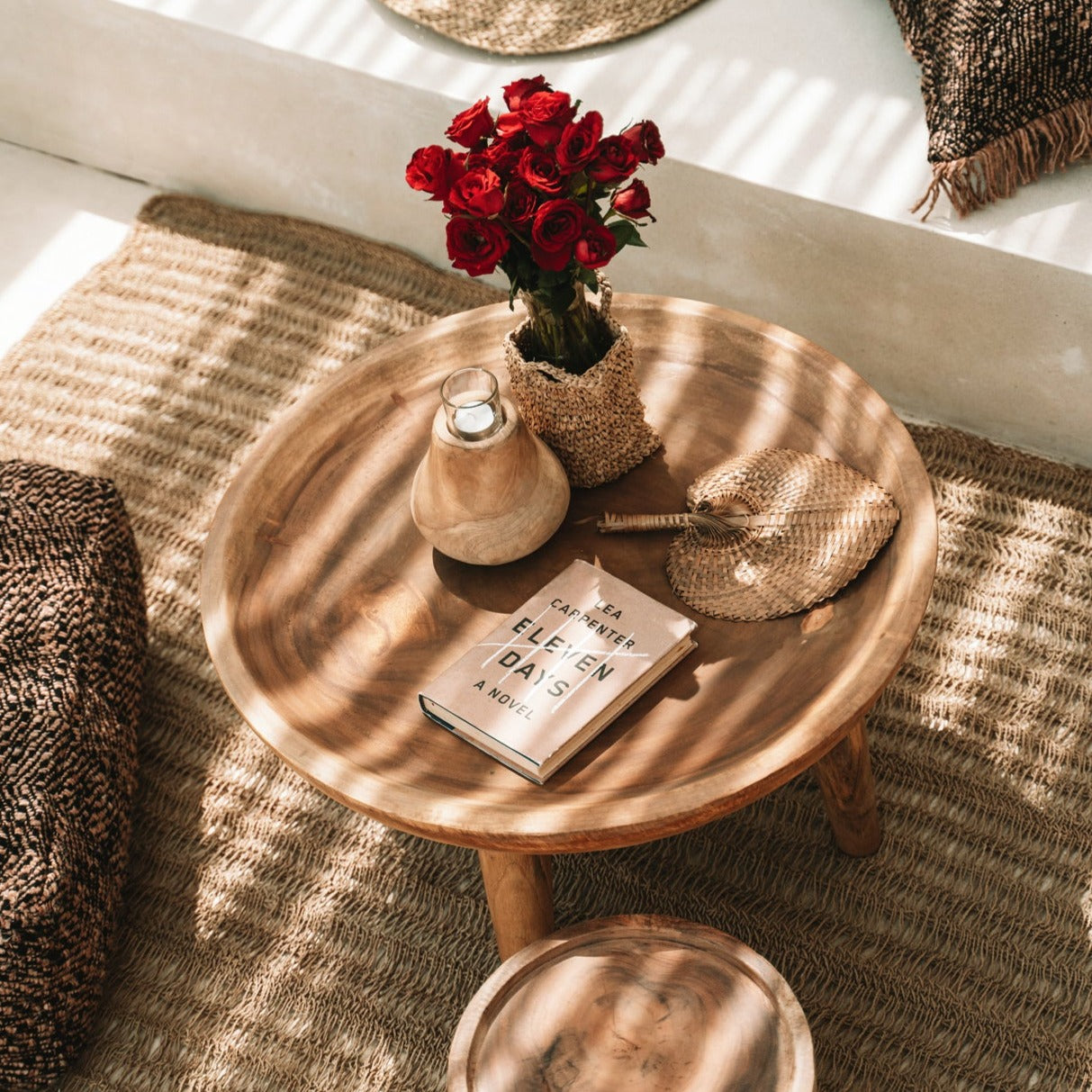 THE DROP Candle Holder top interior view on the table